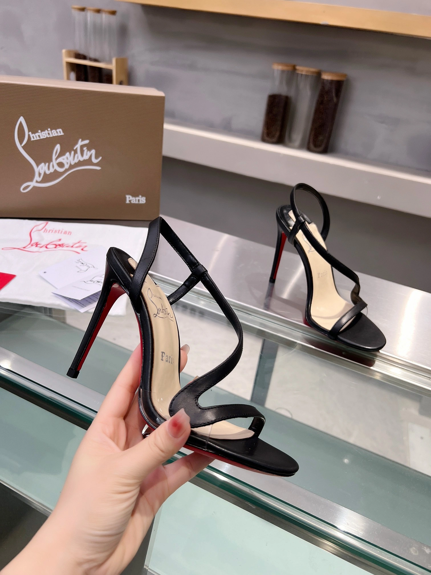 &COCO-- 8ou2ou 3210190BK01 Heel height：10.5CM sheepskin item:D-X000G0388